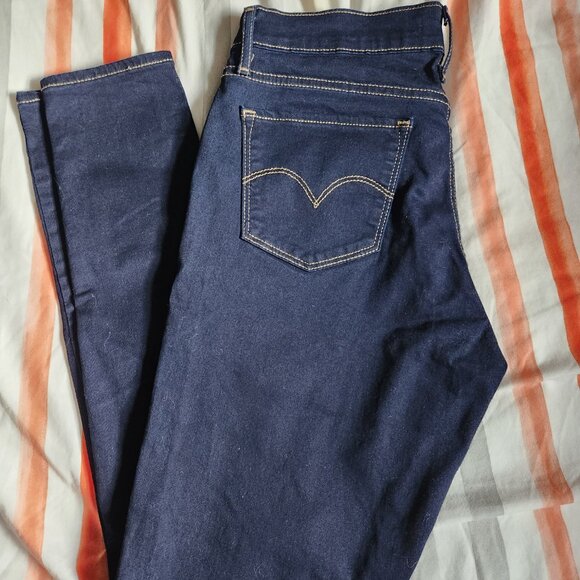 Levi’s 710 Super Skinny Jeans Women’s Size 31 Dark Wash Stretch Denim - Picture 12 of 13